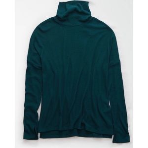 NEW! [aerie] Plush Ribbed Turtleneck Sweater